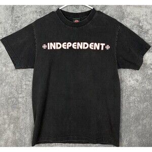 Independent Truck Black Skate Graphic Logo T-Shirt Mens M Skater Streetwear